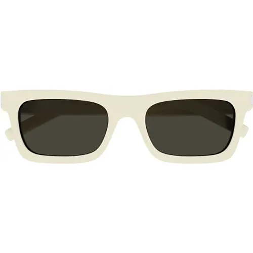 Brown Sunglasses for Women , female, Sizes: 54 MM - Saint Laurent - Modalova