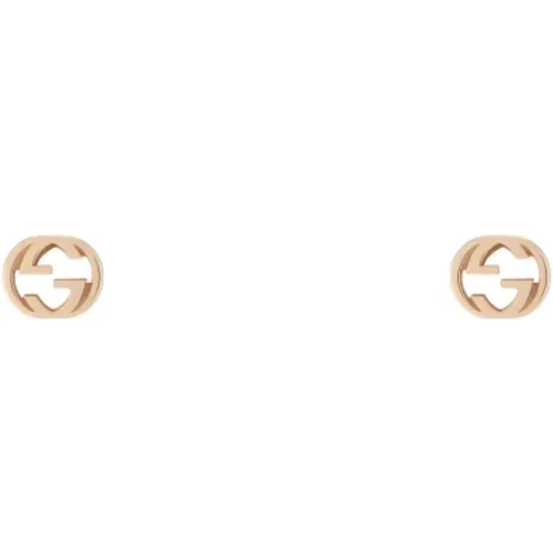 Ybd748543001 - Pink gold 18kt - Earrings in 18kt pink gold , female, Sizes: ONE SIZE - Gucci - Modalova