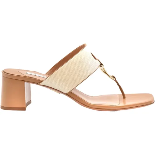 Elegant Sandals , female, Sizes: 8 UK - Aquazzura - Modalova