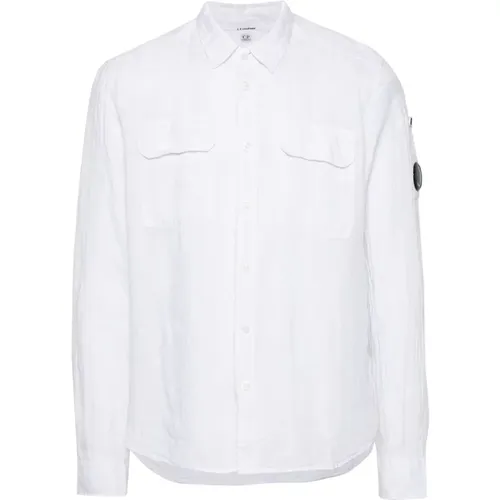 Blusen Shirts , Herren, Größe: S - C.P. Company - Modalova