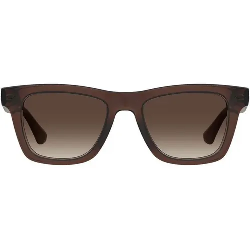 Rectangular Sunglasses with 3D Rice Grain Texture , unisex, Sizes: 51 MM - Havaianas - Modalova