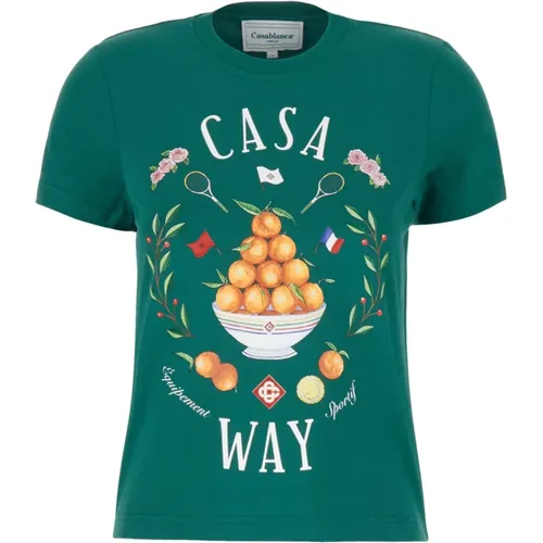 T-Shirts , Damen, Größe: S - Casablanca - Modalova