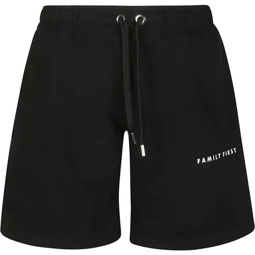 Schwarze Box Logo Jogger Shorts , Herren, Größe: L - Family First - Modalova