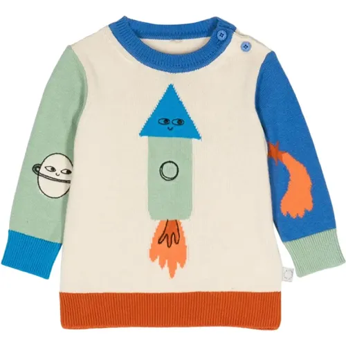 Kinder Pullover Rakete Planet Stern - Stella Mccartney - Modalova