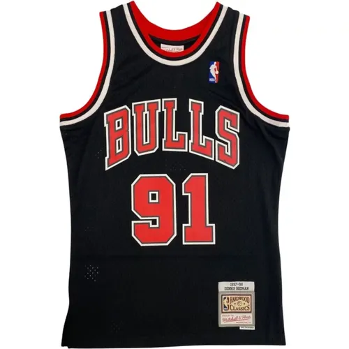 Chicago Bulls Rodman Swingman Trikot , Herren, Größe: S - Mitchell & Ness - Modalova