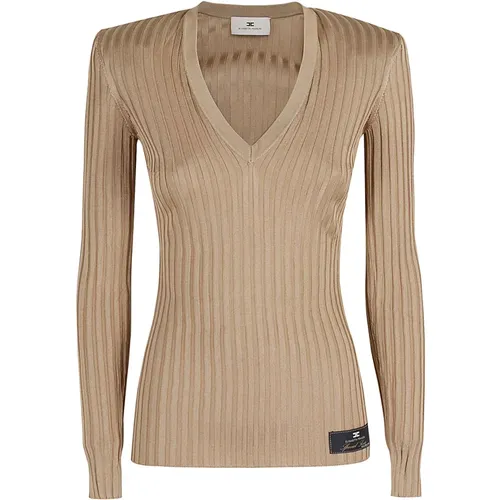 Strickpullover , Damen, Größe: L - Elisabetta Franchi - Modalova