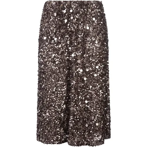 Sequin Longuette Skirt , female, Sizes: S, M, XS - P.a.r.o.s.h. - Modalova