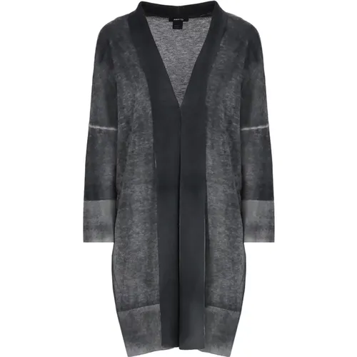 Grey Wool and Cashmere Cardigan , female, Sizes: M - Avant Toi - Modalova