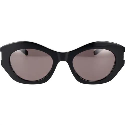 Womens SL 639 001 Cat-Eye Sunglasses , unisex, Sizes: 52 MM - Saint Laurent - Modalova