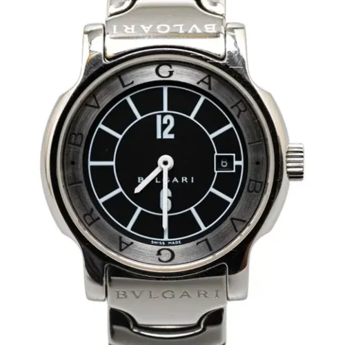 Pre-owned Stainless Steel watches , female, Sizes: ONE SIZE - Bvlgari Vintage - Modalova