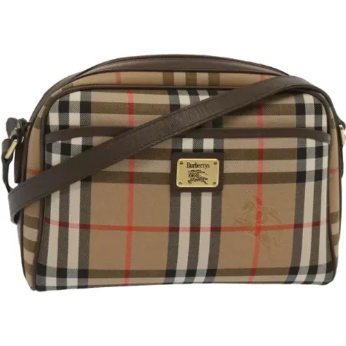 Pre-owned Canvas shoulder-bags , female, Sizes: ONE SIZE - Burberry Vintage - Modalova