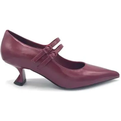 Ruby Patent Leather Buckle Shoes , female, Sizes: 6 UK, 5 UK, 3 UK, 7 UK - Jeannot - Modalova