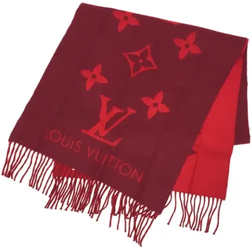 Pre-owned Wool scarves , female, Sizes: ONE SIZE - Louis Vuitton Vintage - Modalova