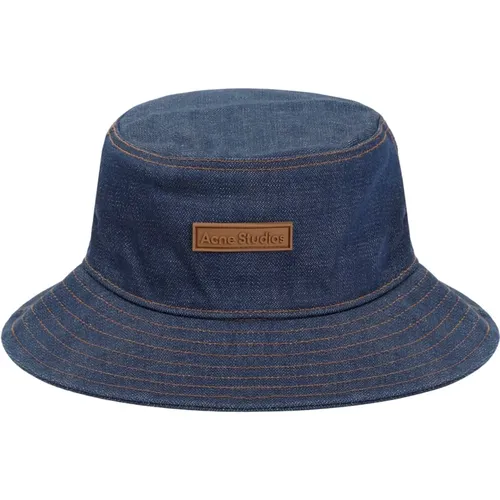 Indigo Bucket Hat , Herren, Größe: ONE Size - Acne Studios - Modalova