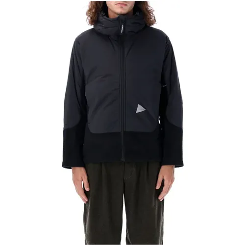 Wool Fleece Jacket Aw24 , male, Sizes: XL, L - And Wander - Modalova