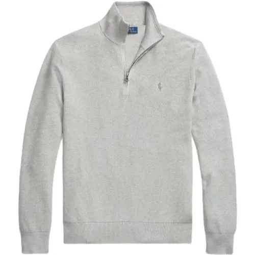 Zip Polo Sweater , Damen, Größe: XL - Polo Ralph Lauren - Modalova