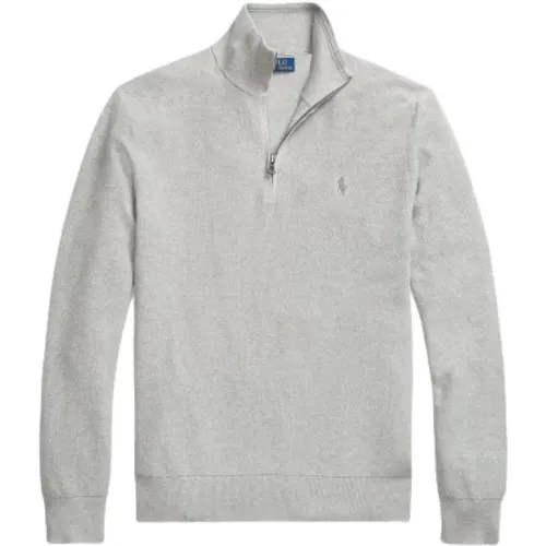 Zip Polo Sweater , Damen, Größe: XS - Polo Ralph Lauren - Modalova