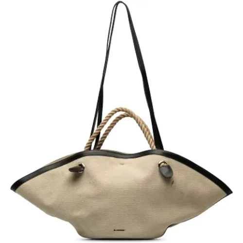 Pre-owned Canvas shoulder-bags , female, Sizes: ONE SIZE - Jil Sander Pre-owned - Modalova