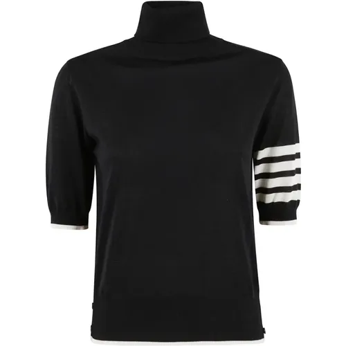 Merinowolle Rollkragenpullover , Damen, Größe: S - Thom Browne - Modalova