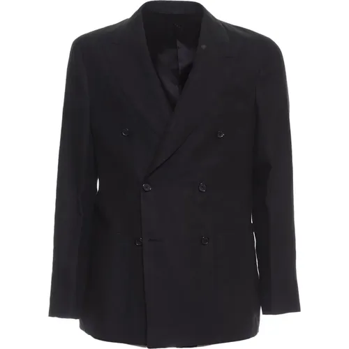 Mens Clothing Blazer Ss24 , male, Sizes: L, M, 2XL, S - Caruso - Modalova