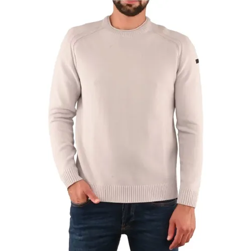 Ribbed Round Sweater with Raglan Sleeves , male, Sizes: L - RRD - Modalova