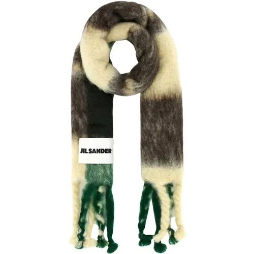 Mohair Blend Stylish Winter Scarf , female, Sizes: ONE SIZE - Jil Sander - Modalova