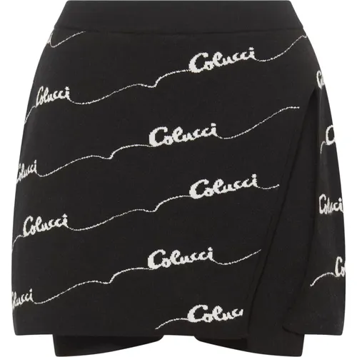 Skirt with Integrated Shorts , female, Sizes: M, XS, XL, S, L - carlo colucci - Modalova