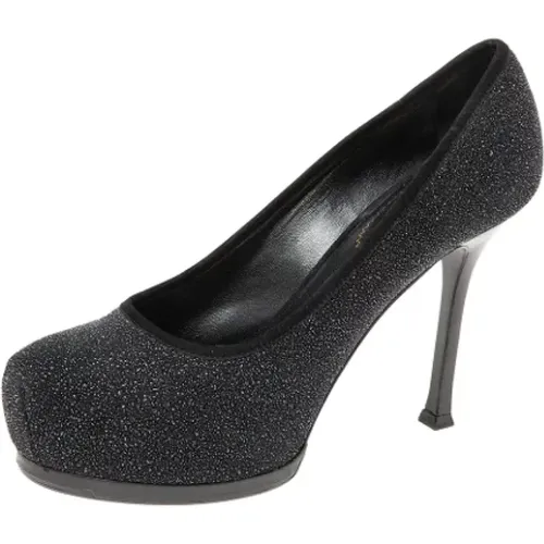 Pre-owned Suede heels , female, Sizes: 3 UK - Yves Saint Laurent Vintage - Modalova