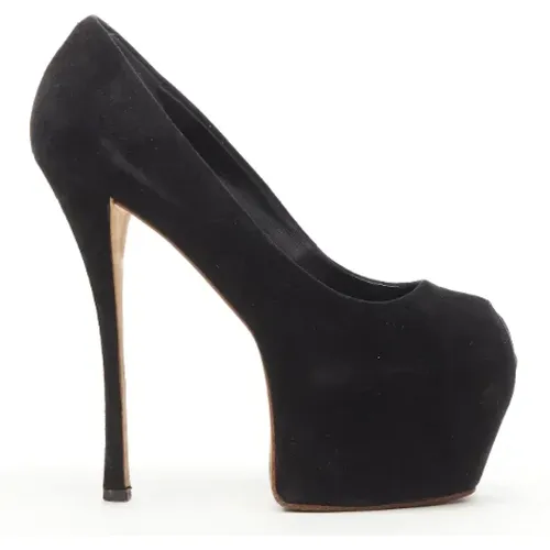 Pre-owned Suede heels , female, Sizes: 5 UK - Giuseppe Zanotti Pre-owned - Modalova
