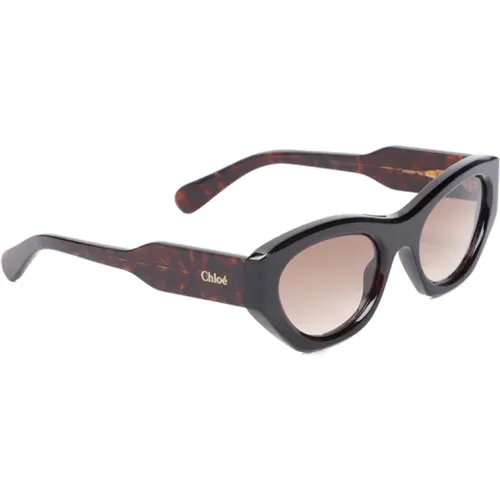 Cat-Eye Sunglasses Ss24 , female, Sizes: ONE SIZE - Chloé - Modalova