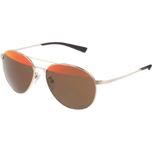 Rosé Metall Sonnenbrille Unisex Stil , unisex, Größe: 62 MM - Police - Modalova