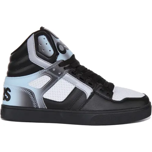 Black High-Top Skateboard Shoes , male, Sizes: 8 UK - Osiris - Modalova