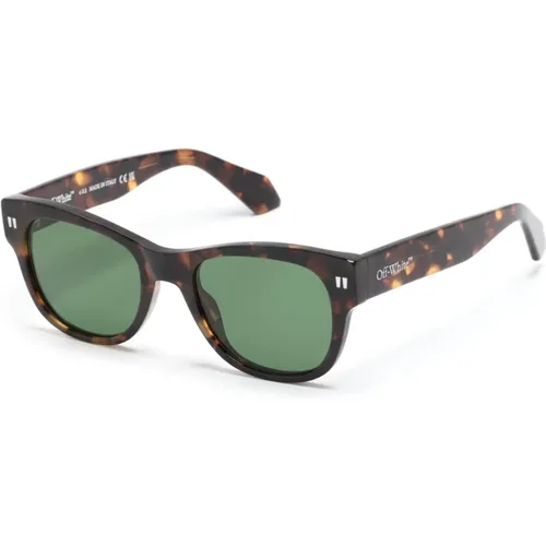 Oeri107 6055 Sonnenbrille,Blaue Sonnenbrille mit Original-Etui,Sunglasses,Sonnenbrille - Off White - Modalova