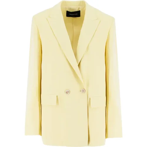 Contemporary Double Breasted Jacket , female, Sizes: XS, 2XS, S - Fabiana Filippi - Modalova