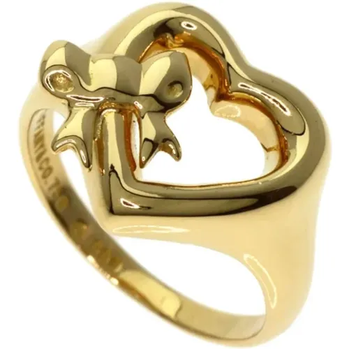 Pre-owned Gold rings , female, Sizes: ONE SIZE - Tiffany & Co. Pre-owned - Modalova