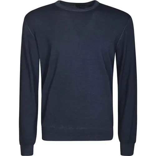 Denim Sweatshirt Noos , male, Sizes: 3XL, XL, L, M, S, 2XL - Drumohr - Modalova