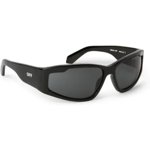 Chic Acetate Sunglasses , unisex, Sizes: 64 MM - Off White - Modalova