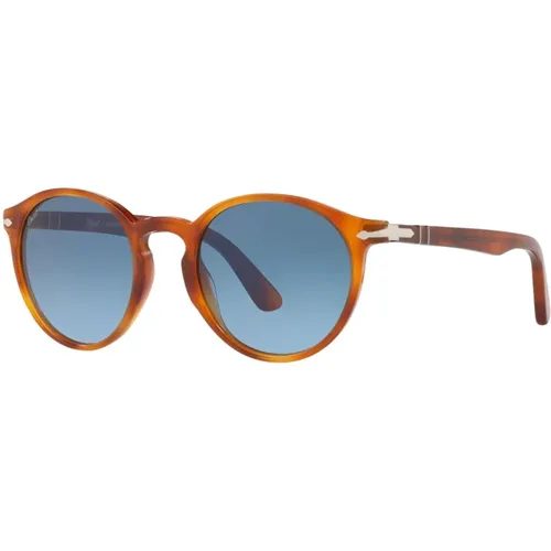 Terra Di Siena Sunglasses Blue Azure , male, Sizes: 52 MM - Persol - Modalova