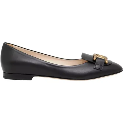 Leather ballet flats , female, Sizes: 5 UK - TOD'S - Modalova