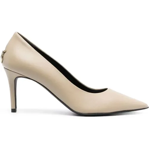 Elegante Leder Pumps mit mittlerem Absatz - pinko - Modalova