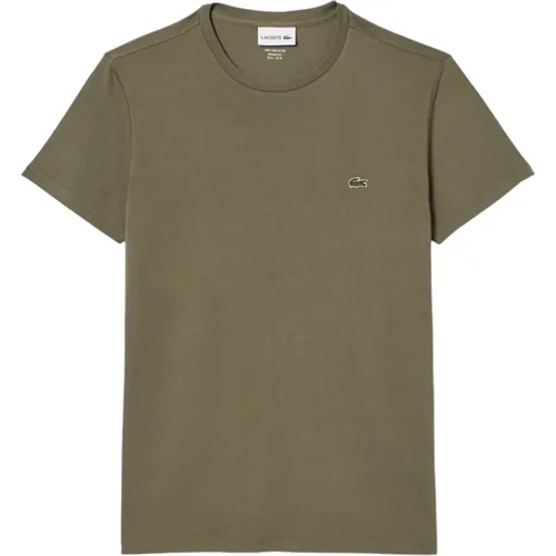 Brown T-shirts and Polos , male, Sizes: M, L, S, XL, 2XL - Lacoste - Modalova