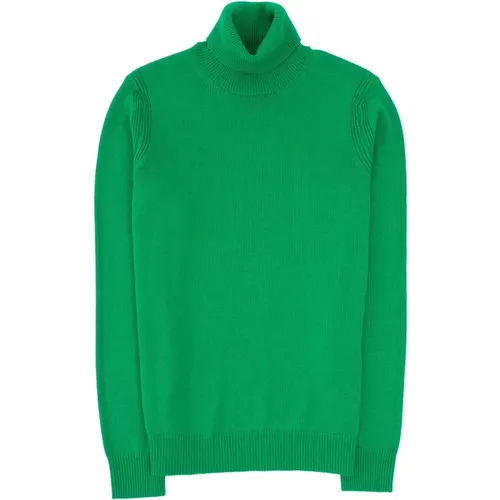 Nautical Turtleneck Jumper , male, Sizes: M - Roberto Collina - Modalova