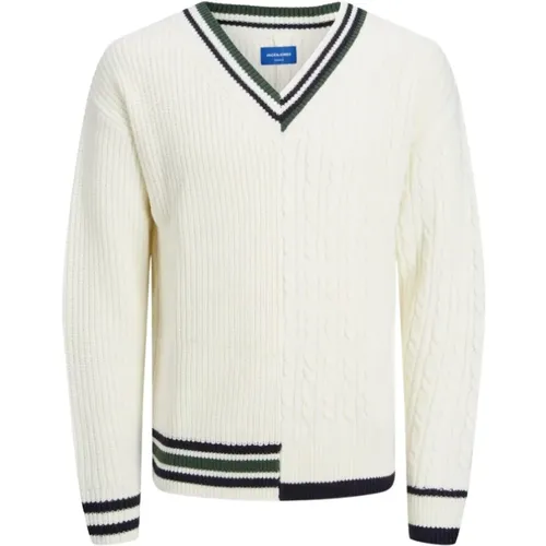 Stylish Pullover Sweater , male, Sizes: S, M, L, XL - jack & jones - Modalova