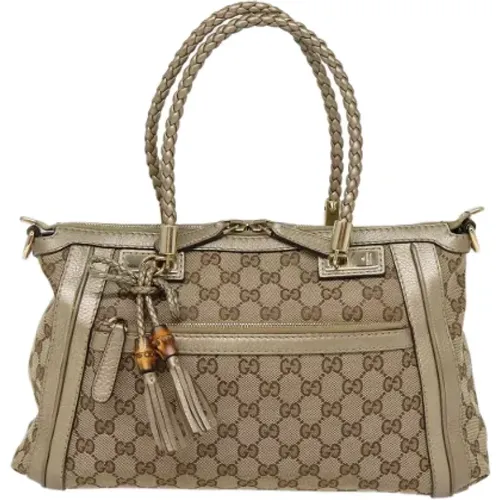 Pre-owned Canvas gucci-bags , female, Sizes: ONE SIZE - Gucci Vintage - Modalova