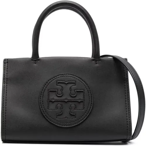 Schwarze Ella Mini Einkaufstasche - TORY BURCH - Modalova