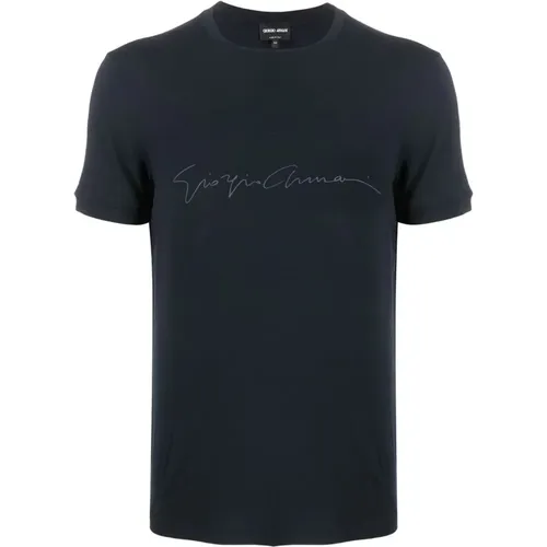 T-Shirts , Herren, Größe: 2XL - Giorgio Armani - Modalova