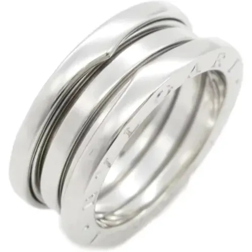 Pre-owned White Gold rings , female, Sizes: ONE SIZE - Bvlgari Vintage - Modalova