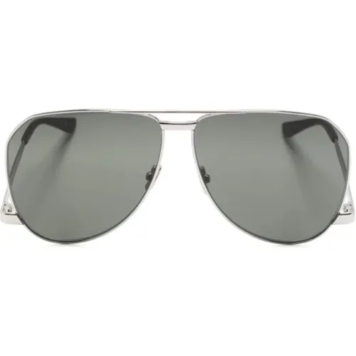 Metal Sl690 Sunglasses with UV Protection , female, Sizes: ONE SIZE - Saint Laurent - Modalova