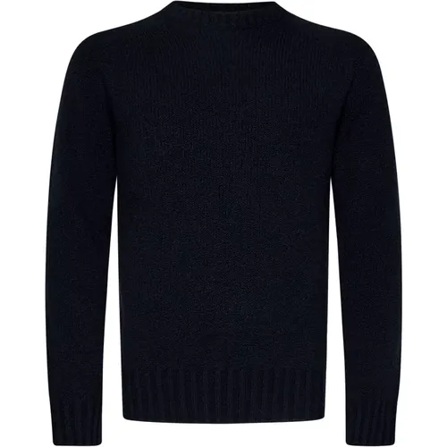 Crew Neck Merino Wool Sweater , male, Sizes: M, L, XL - Drumohr - Modalova