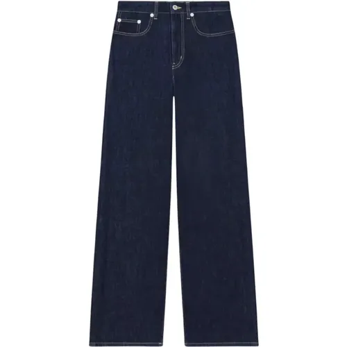 Marine Logo Jeans , Damen, Größe: W27 - Kenzo - Modalova